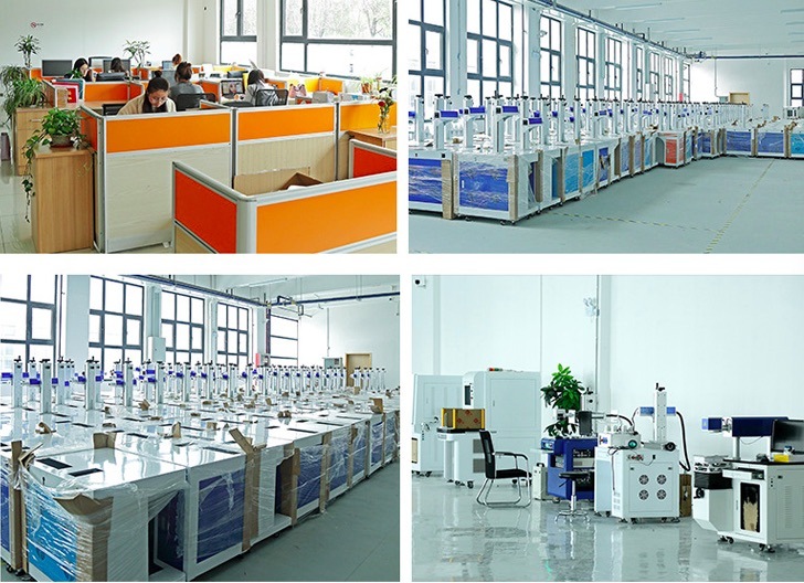 Automatic Feeding/Unloading Eight Station Rotary Fiber/CO2/UV Laser Marking/ Engraving Machine