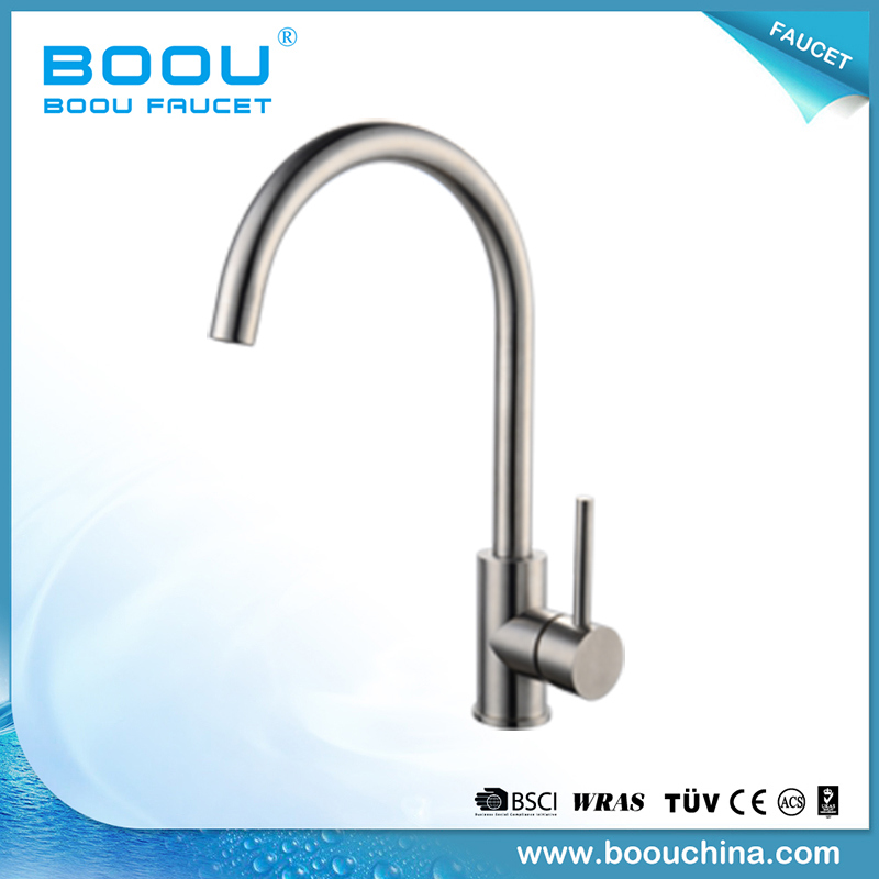 Boou Wholesale Single Handle Brass Luxury Kitchen Faucet