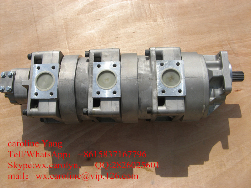 New Japan Original --Komatsu Wa600 Wheel Loader Triple Hyd Gear Pump: 705-55-35000 Spare Parts