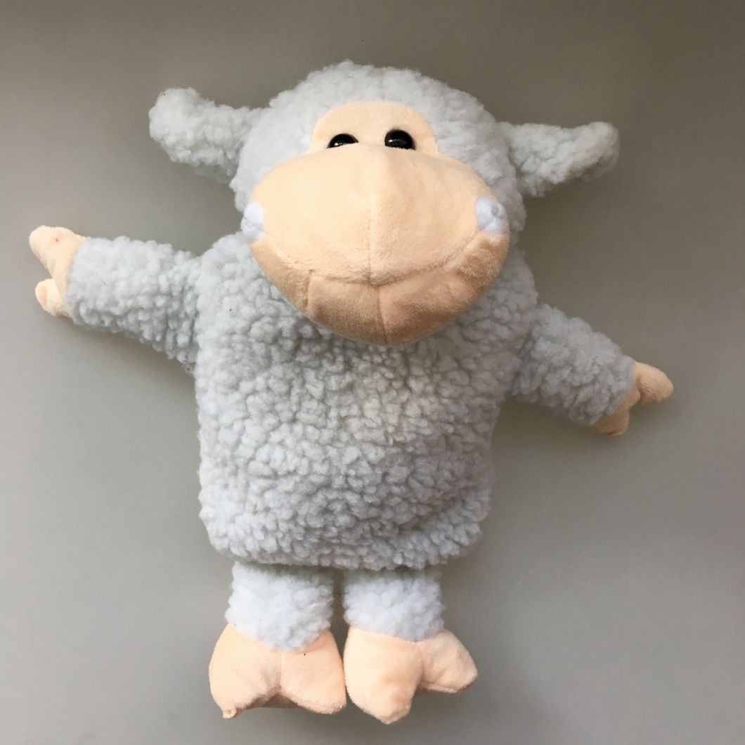 Mini Plush Sheep Cover with Heat Bag