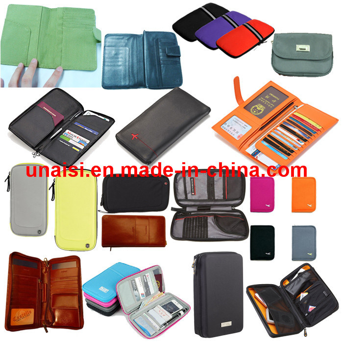 Nylon Boarding Pass Ticket Holder Travelling Long Passport Wallet