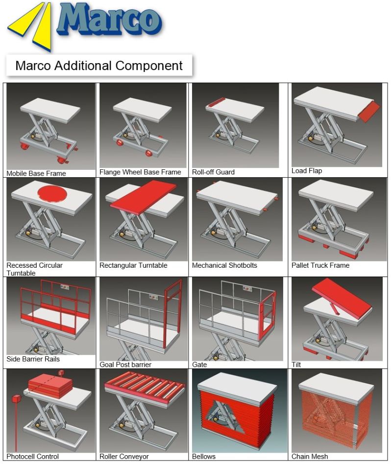 Marco Hydraulic Car Scissor Lift Table for Hotel Car Park