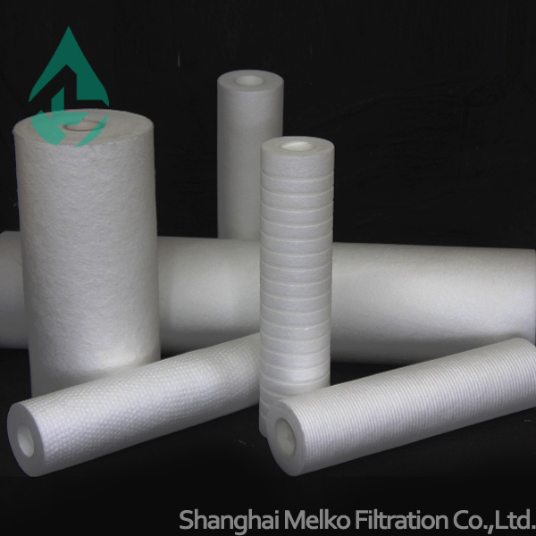 PP Melt Blown Filter Cartridge / RO Parts for Liquid Filtration