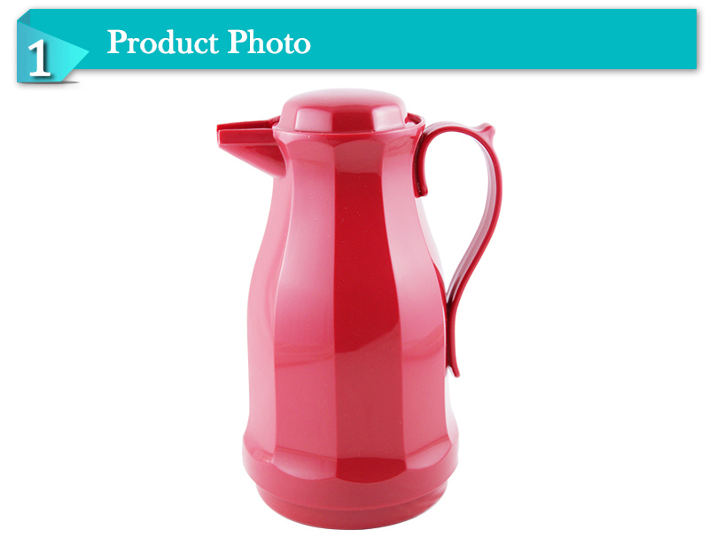 Wholesale 1.0L Afghanistan Hot Sale Plastic Outer Glass Liner Vacuum Flask (JGGK010)