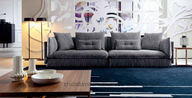 Modern Fabric Sectional Sofa for Living Room