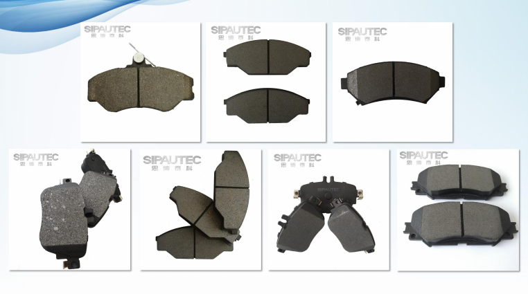 Semi-Metal Brake Pads Auto Spare Parts D817 for Toyota