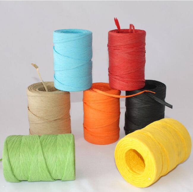 Wholesale Cheap Colorful Raffia Paper for Wrapping (WLG-2013)