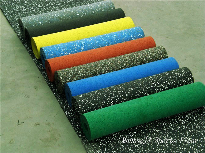 2018 Hot Sale Rubber Tile/Roll/Interlocking Gym/Fitness Flooring Made in China