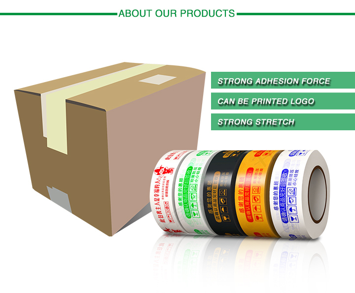 OEM Water-Proof Printed Colored Adhesive Tape