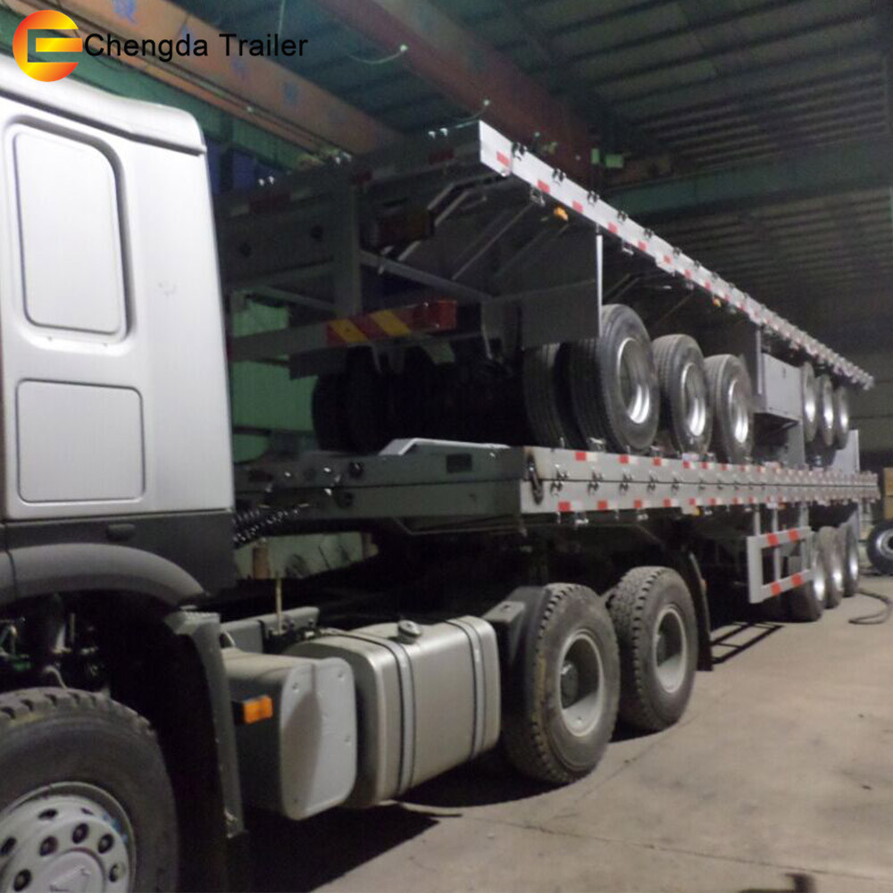 40ft Flatbed Trailer Container 3 Axles for Sale