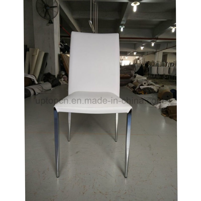 Steel Frame Stackable Leather Dining Chair for Hotel, Restaurant, Wedding, Exhibition (SP-LC210)