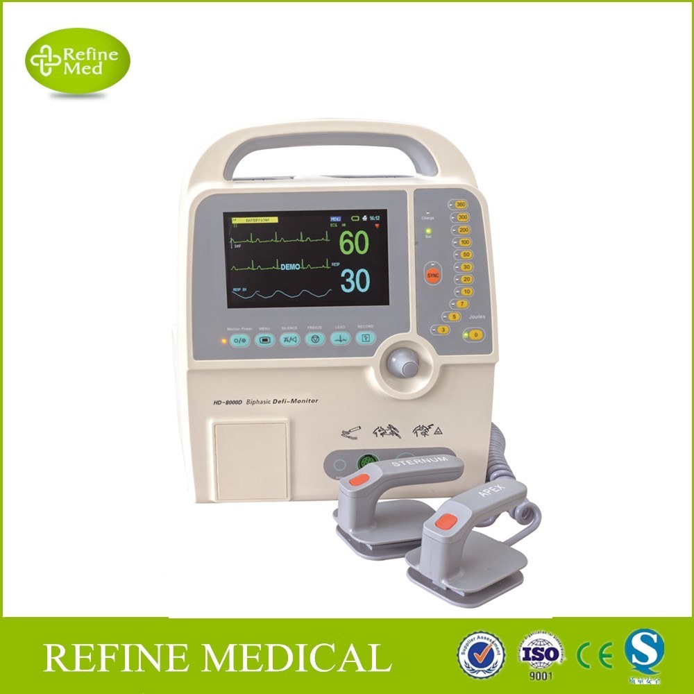 RF-8000d Medical Equipment Biphasic Defibrillator