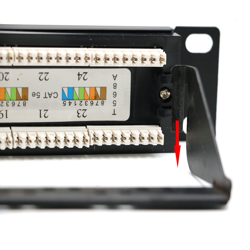 24-Port Cat 6 Unshielded Patch Panel Cat5e Fluke Test