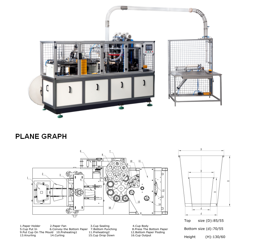 Mg-C700 Paper Cup Forming Machine
