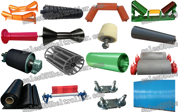 Belt Conveyor Crowning Rubber Coated Drive Drum Pulley