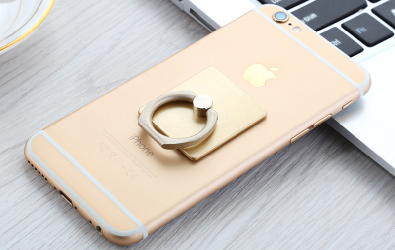 Aluminum Metal Pad Mobile Back Sticker Luxury Ring Holder for iPhone 7