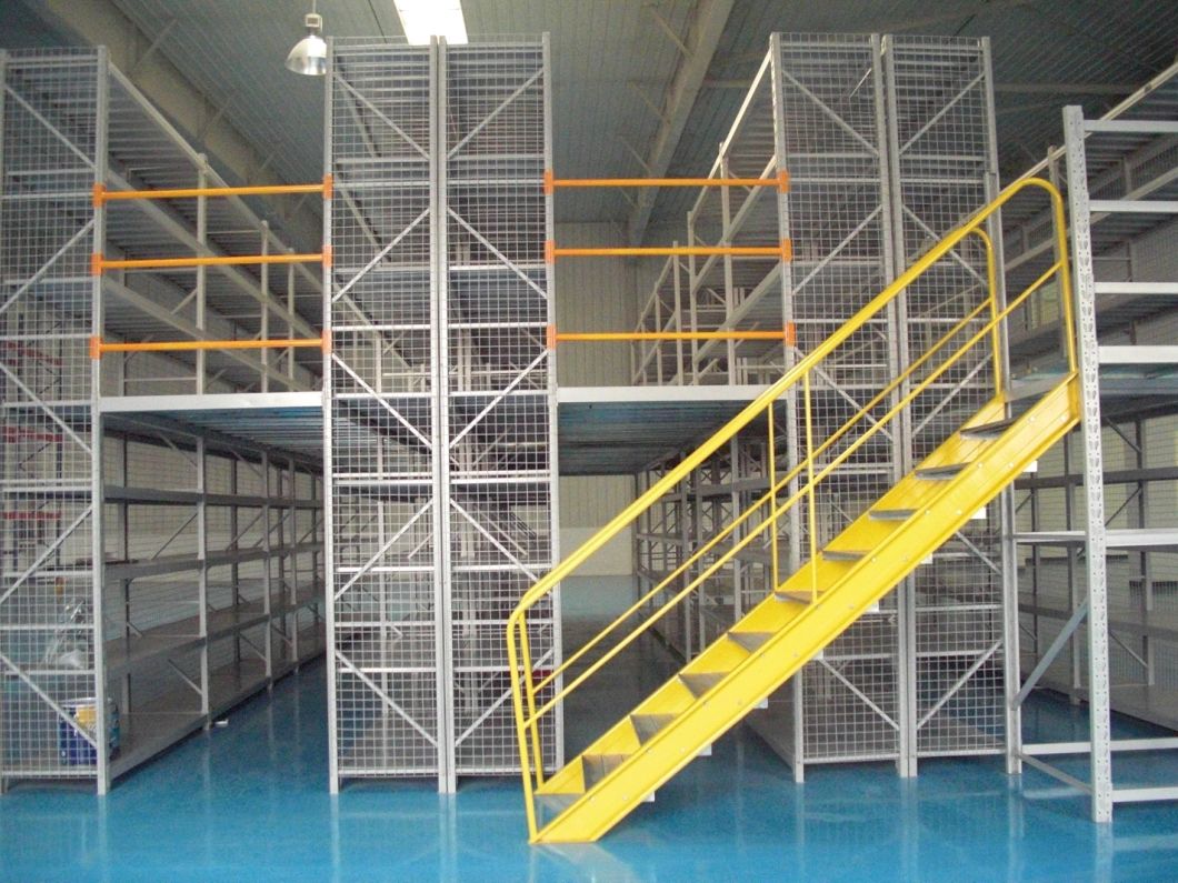 Industrial Warehouse Modular Steel Mezzanine Racking Floor
