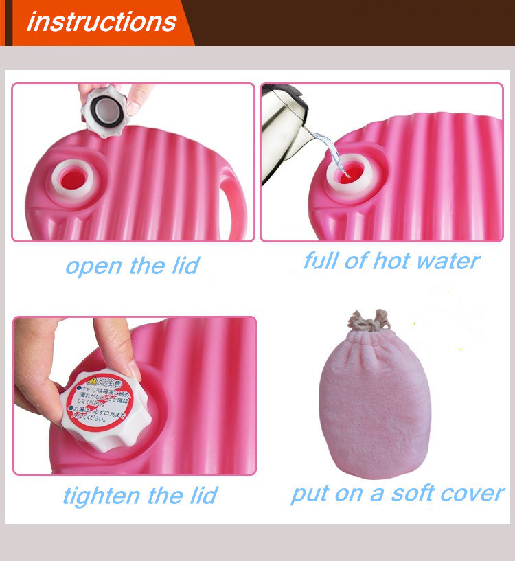 1000ml Hot Water Bag with Soft Cover