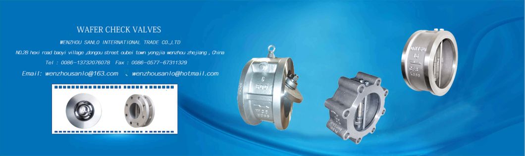 Double Disc Swing Type H76 Wafer Check Valve