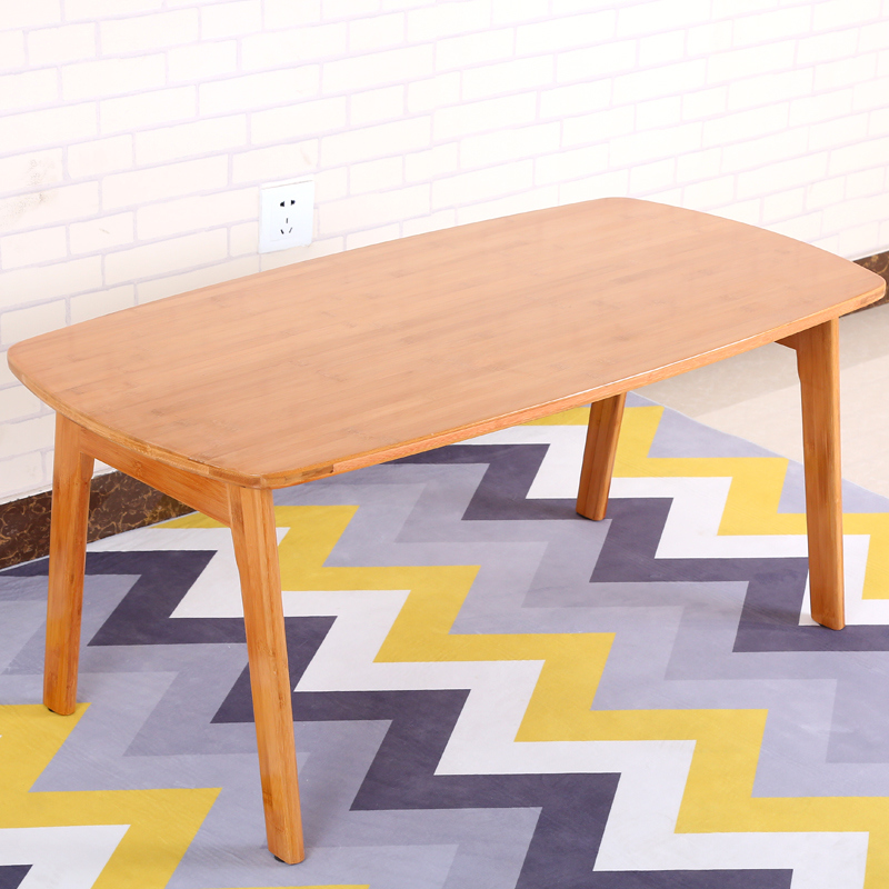 Bamboo Coffee Table in Dining Room