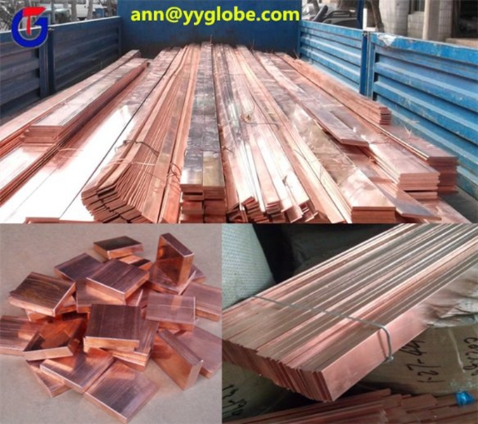 Copper Flat Bar, Solid Copper Bar