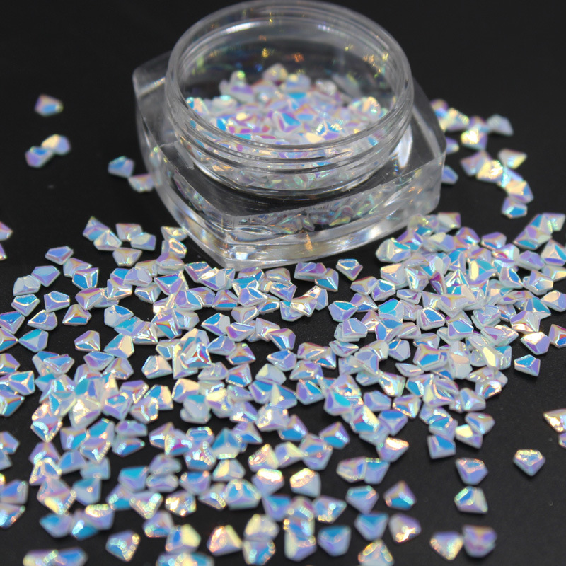 3D Diamond Shape Holographic Glitter/Bulk Glitter Decoration for Christmas