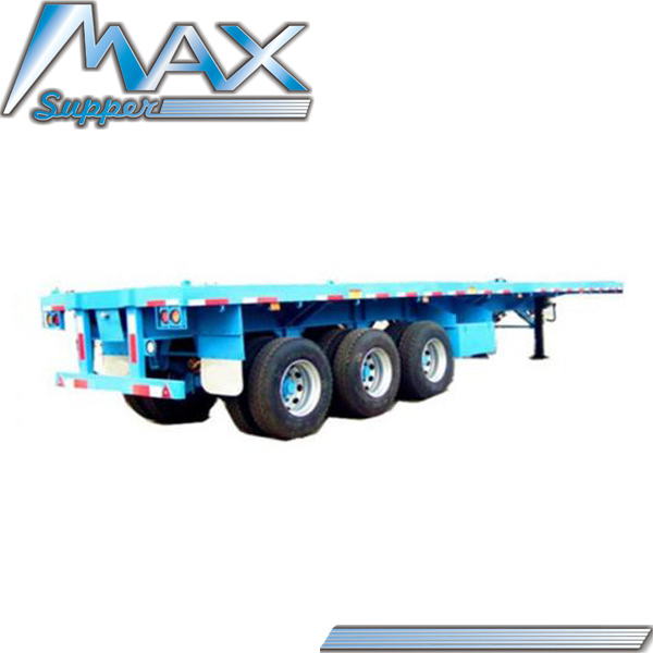 High Quality 35-80tons 3 Axles Flatbed Cargo Semitrailer/Semi Trailer (Hot Sale)