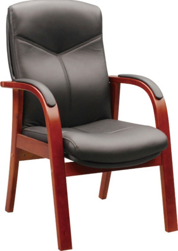 Leather Upholstered Office Guest Chair Meeting Room Furniture