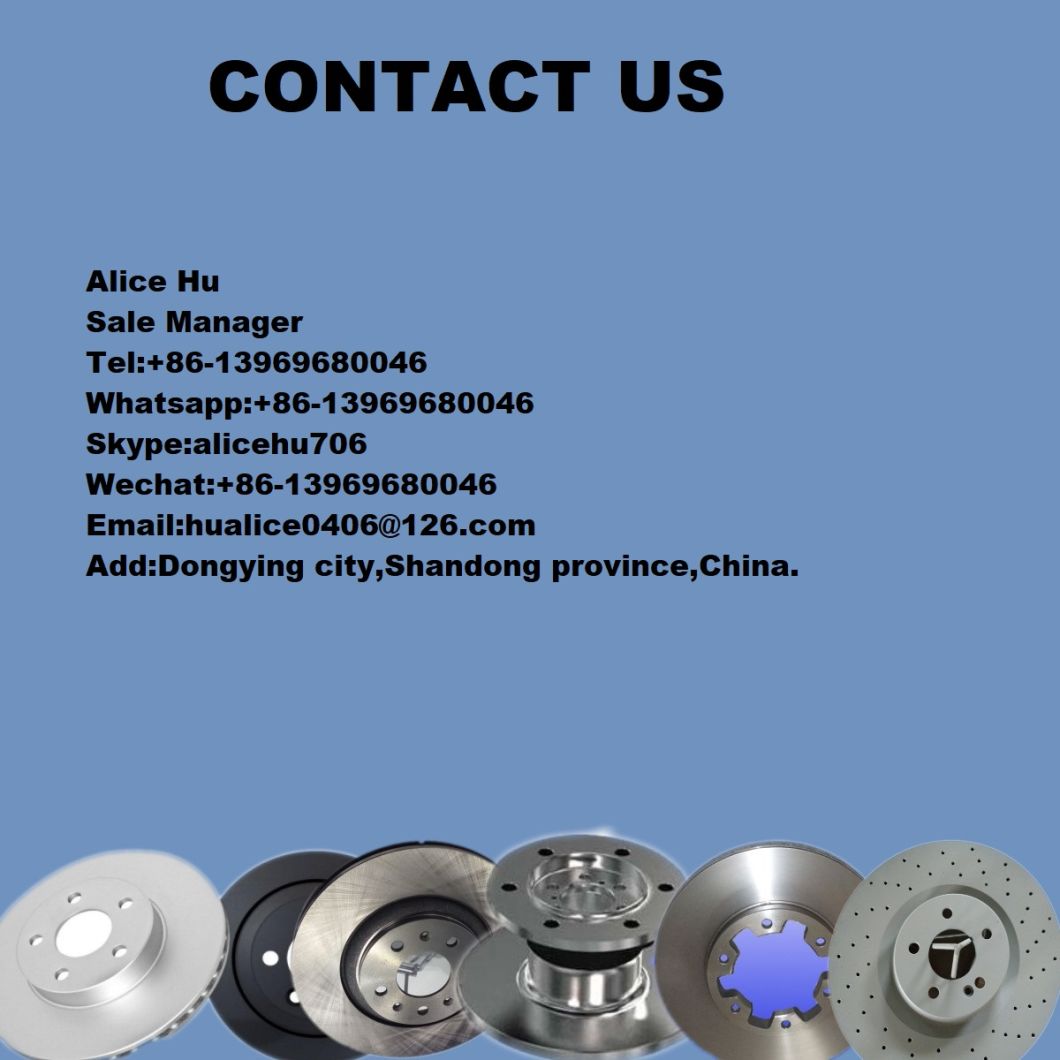 OEM Factory Auto Parts of Brake Rotors for Honda