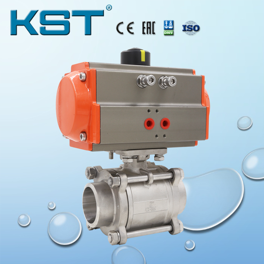 Manufacture Pneumatic Ball Valve with Welding End