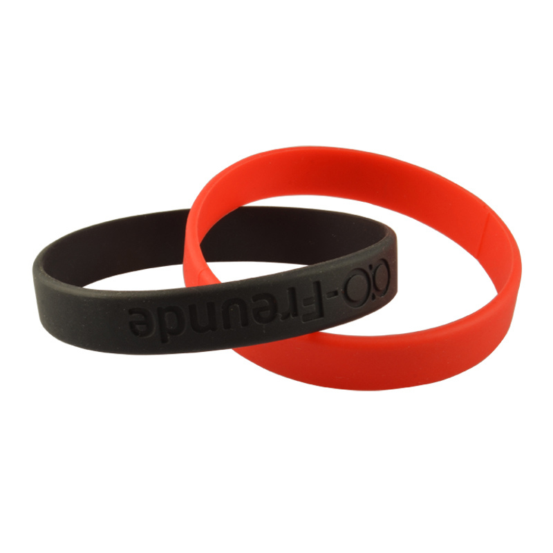 Customer Printing Logo Silicone Bracelet