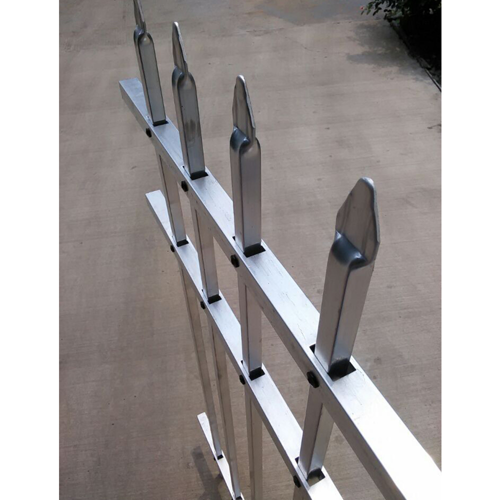 Aluminum Pickets Fence with Pressed Spear Top