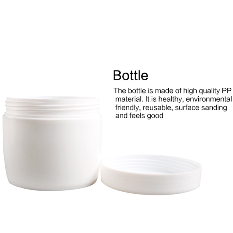 200g 250g 300g Large Capacity White Plastic Face Cream Jar