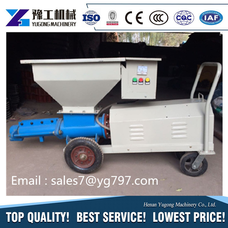 Cement Mortar Screw Spray Grout Pump Plastering Machines Mortar Pump Mono Stator