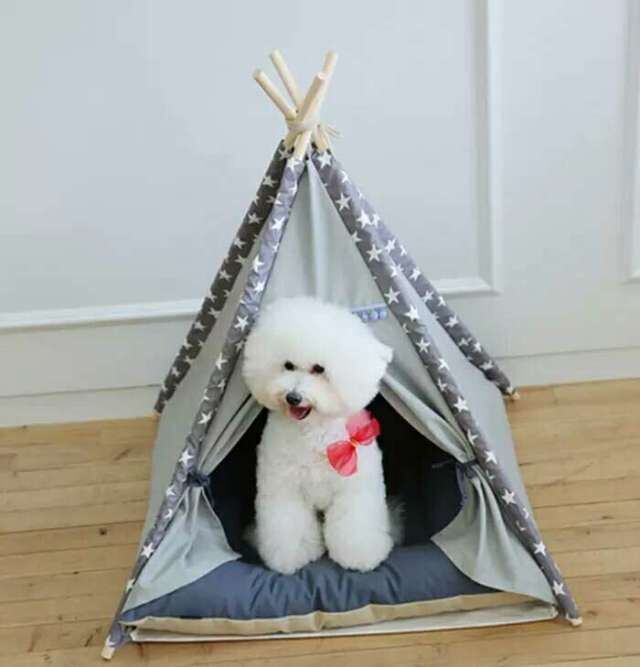 Indian Wooden Pet Cotton Tent