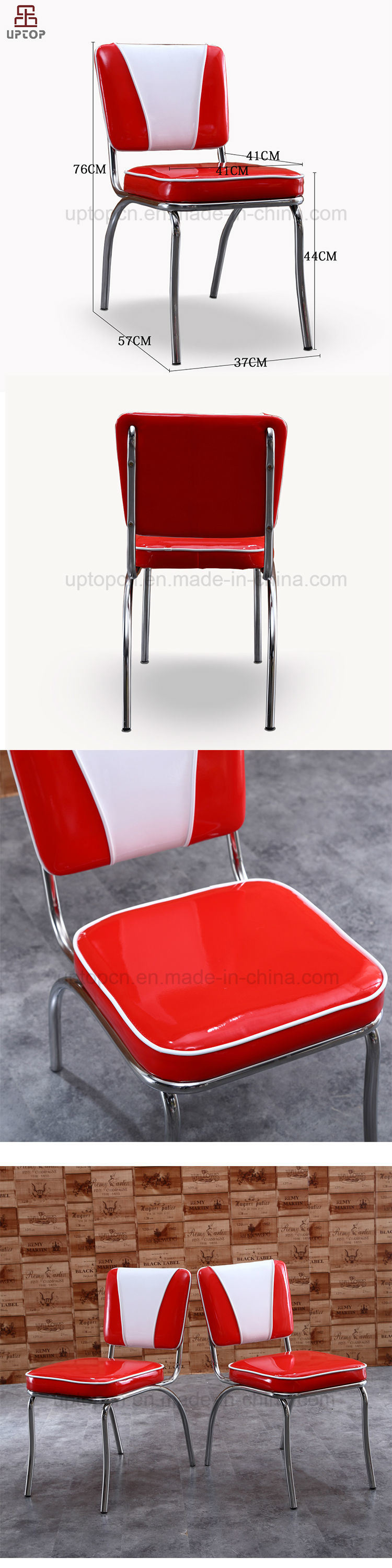 Antique 1950s American Style Restaurant Dining Chair Furniture (SP-CT834)