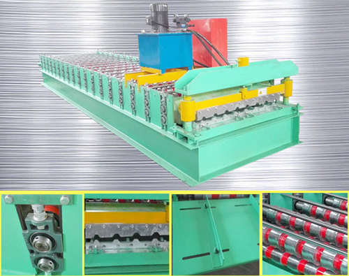 Popular Corrugated Steel Roofing Sheet Roll Forming Machine (LDG-1041)