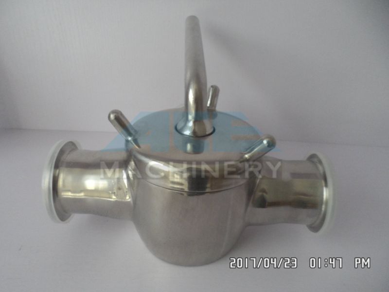 2018 Sanitary SS304/SS316L Clamped Pluag Cock Valve with Handle