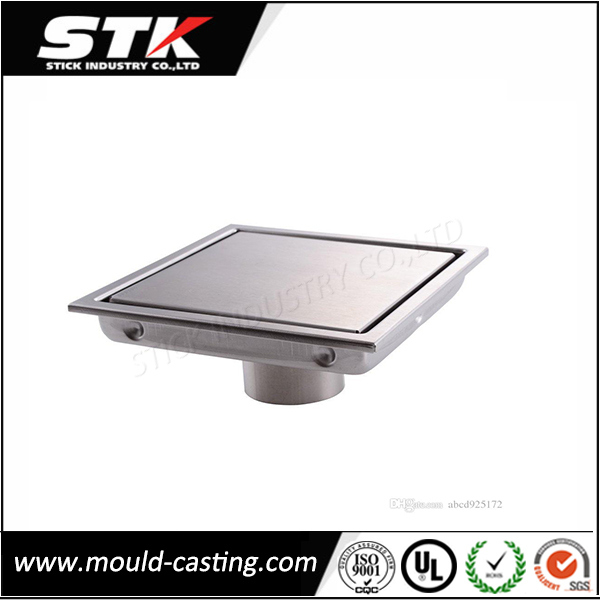 OEM/ODM Zinc Alloy Floor Drain for Bathroom Accessories with ISO9001: 2008