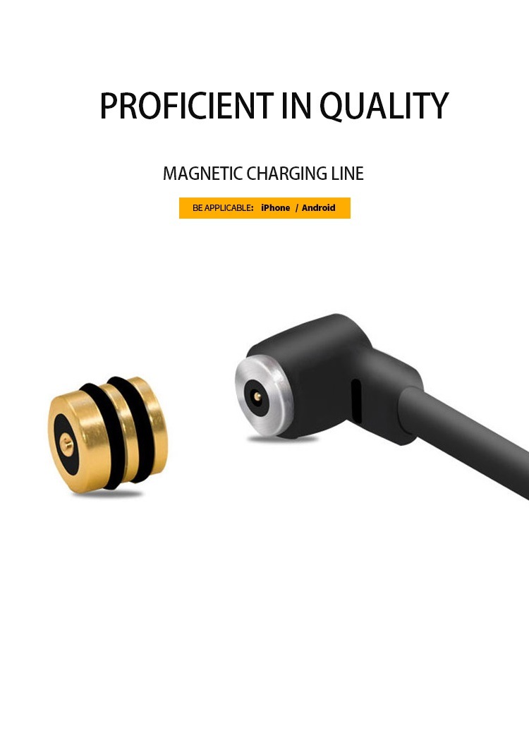 Mini Gold Fast Charging Male/ Female Android Data Magnetic Connector