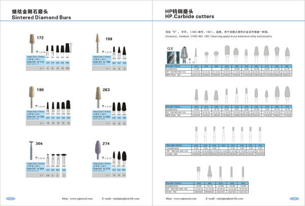 Importers of Dental Instruments, Dental Instrument Burs