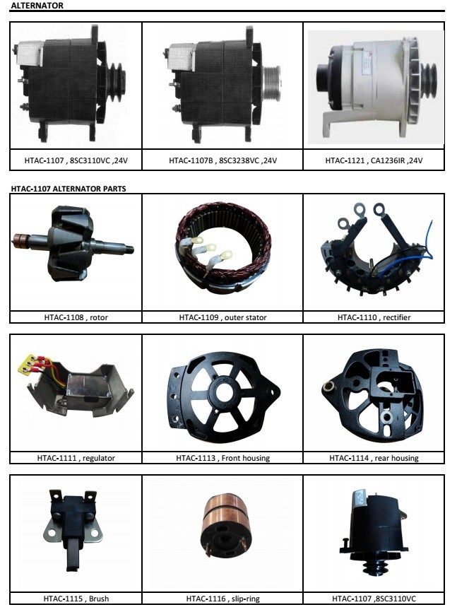 Prestolite Alternator Rotor 24V, 150A 8sc3110vc