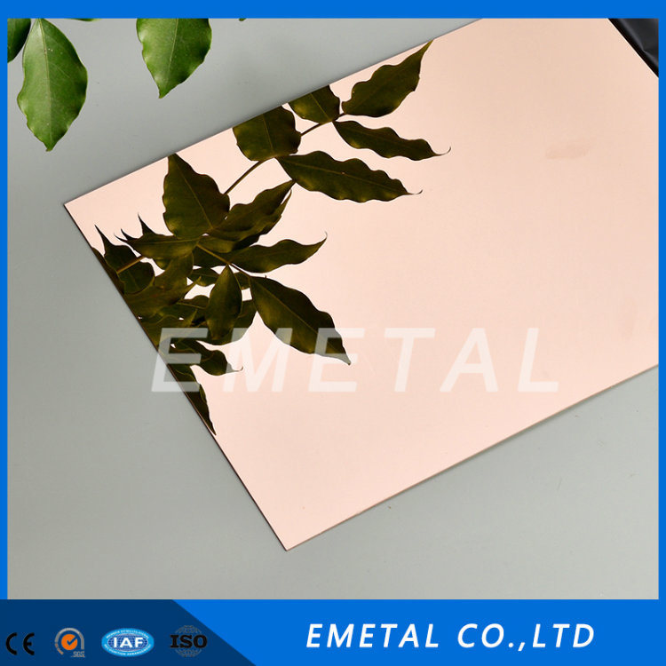 304 No. 8 Finish Stainless Steel Sheet for Decoration