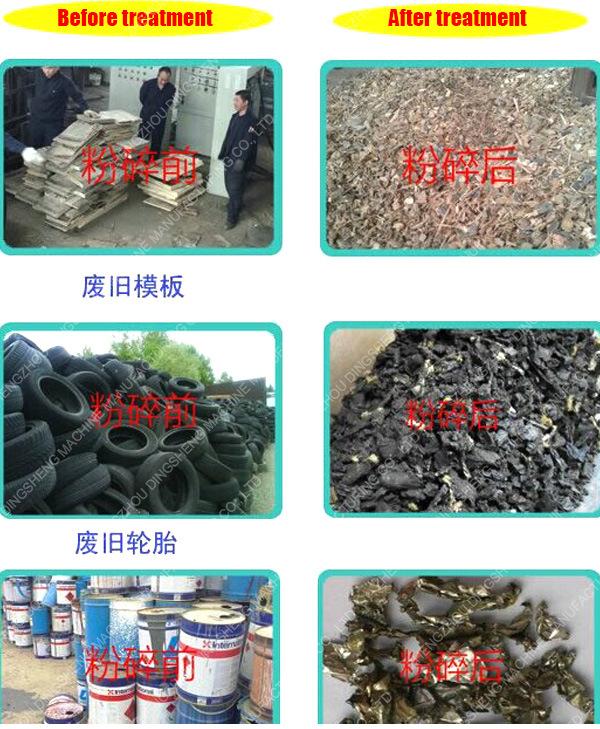 High Productivity Scrap Metal/Plastic Shredder Machine