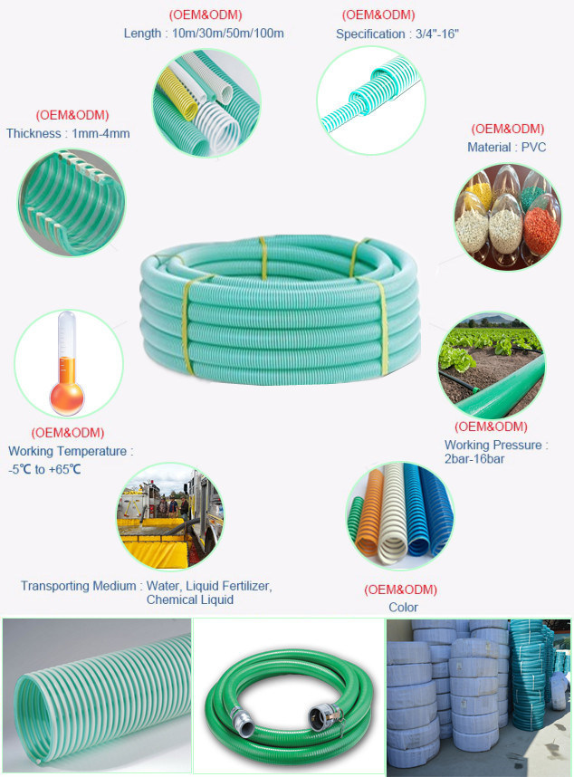 PVC Suction Hose / Innovative Products Fob Ningbo / 2015 PVC Hose Reel