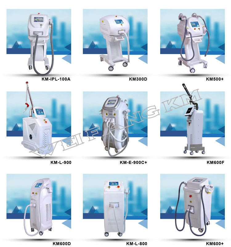 IPL Multifunctional Beauty Machine with 808nm Diode Laser System