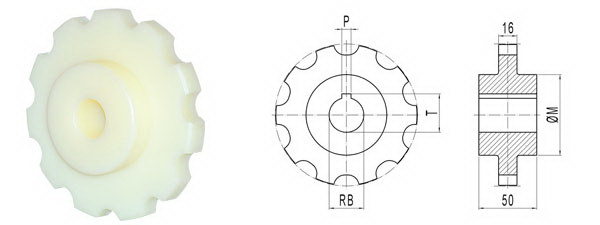 Spt880 Plastic Machined Chain Sprockets