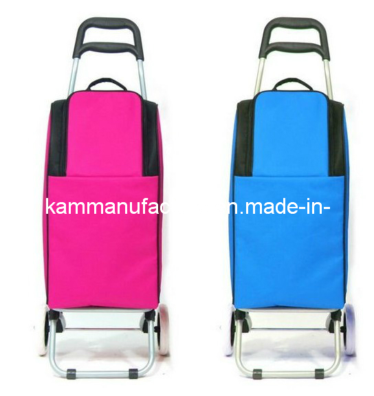 Trolley Insulated Shopping Cart Rolling Cooler Shopper Cart