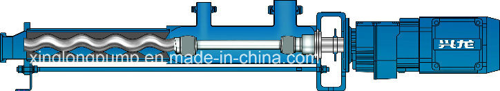 Xinglong Micro Single Screw Pump for Auxiliary Flocculants and Chemicals in Wastewater Treatment