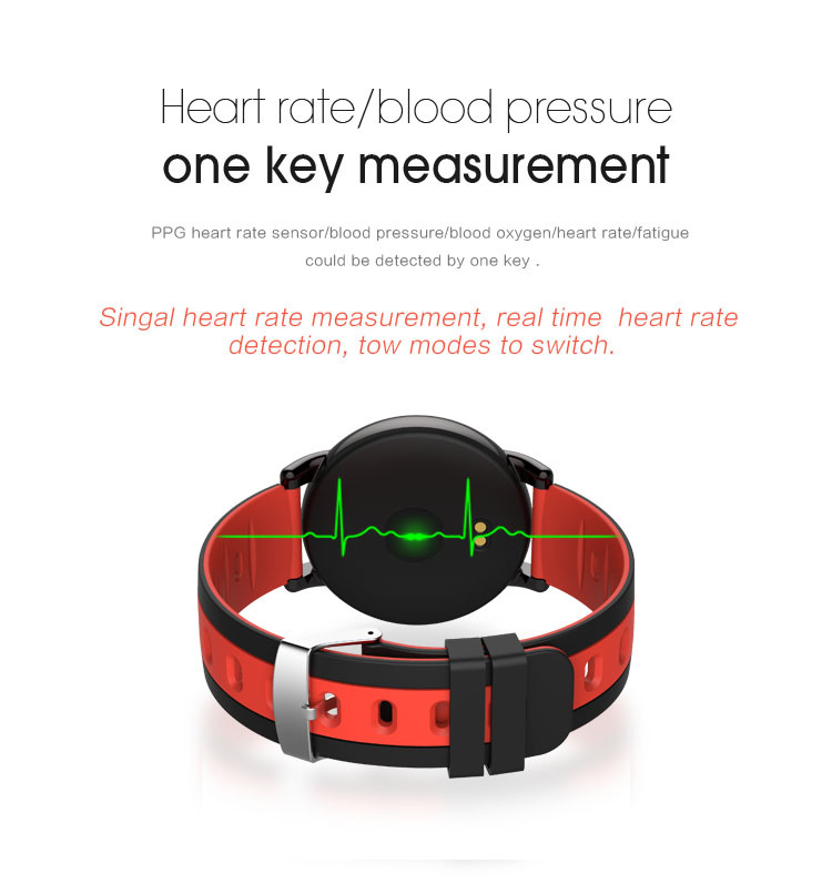 GPS Wristband Heart Rate Blood Pressure Monitoring Fitness Tracker Waterproof Smart Watch